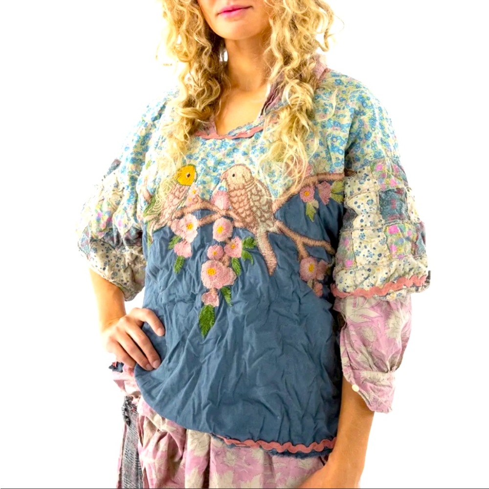 Magnolia Pearl parakeet Matilda top.  Rare